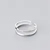 New Design Minimal Jewelry 925 Sterling Silver Ladies Finger Ring