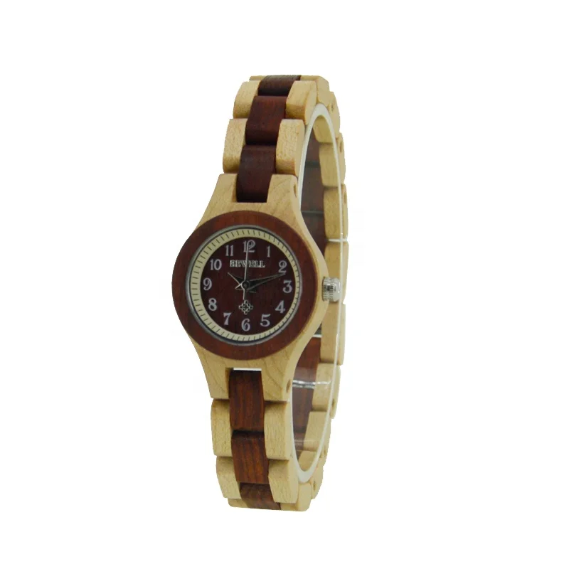 

Hot sale small size lady wood wristwatch BEWELL wooden women wristwatch for fashion lady