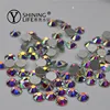 Shininglife Brand China Beautiful Decoration ss12 ss20 ab color 16 face crystal Flatback hotfix rhinestone