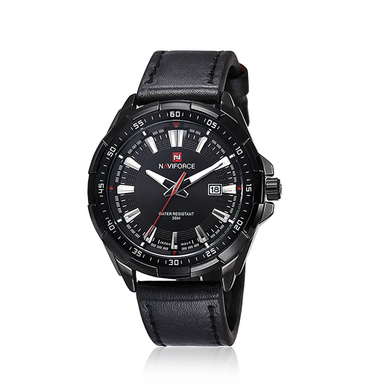 

New Men NAVIFORCE 9056 Quartz Watches Waterproof Analog Watches Mens Date Casual Clock Rome Time Relogio Masculino