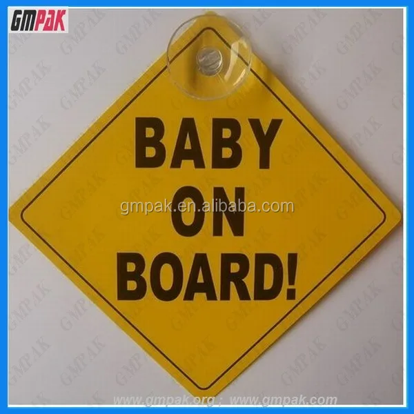 
Hot Sale Personalised Baby On Board Signs Sticker For Car 