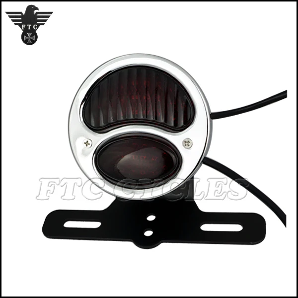 
Chrome Motorcycle Brake Light Custom Tail light for Yamaha Chopper 