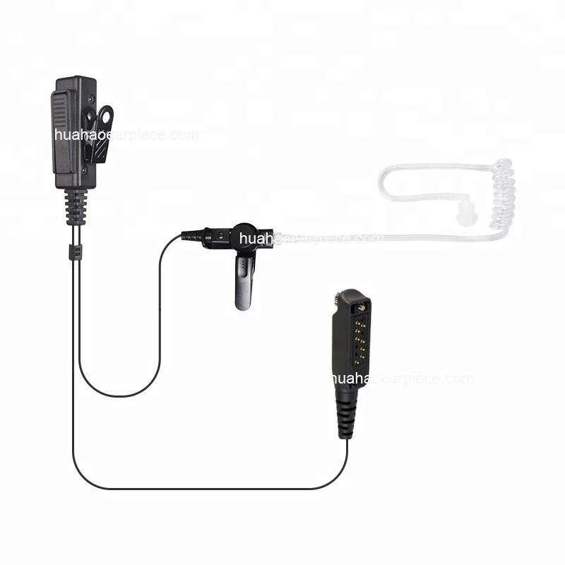

two way radio earpiece 2 wires surveillance kit acoustic earpiece for Sepura radio STP8000 STP8038 STP9000 SC2020 SERIES