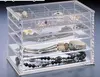 Clear Acrylic Jewelry Ornaments Earring Display Box Acrylic Delux Jewelry Chest