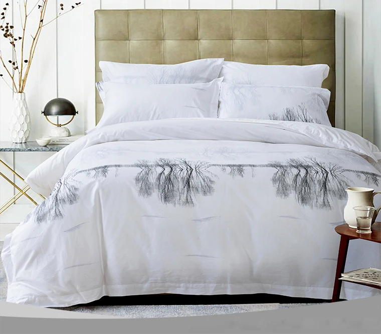 2019 New Style Home Choice King Size Feather Printed 3d Bedding