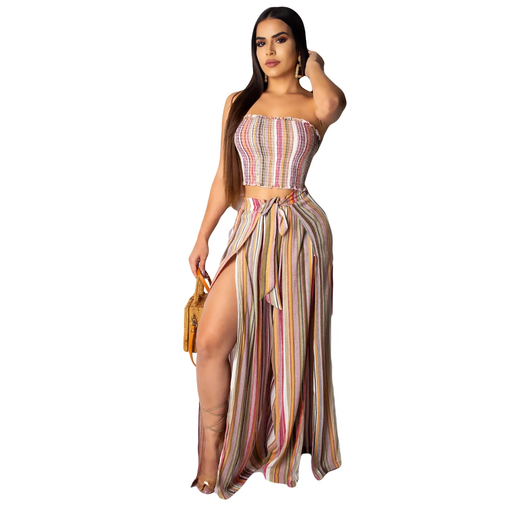 Women's casual solid sleeveless wide leg jumpsuit