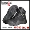 2016 hanagal good design fast lacing system black tactical boots with good grip