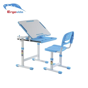 Safety Design Economic Adjustable Study Table And Chair For Kids