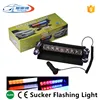 Hot Sale Car Police Strobe Warning Light 8 Led Auto Dash Emergency Beacon Flashing Lamp Sucker On Windshield DC12V