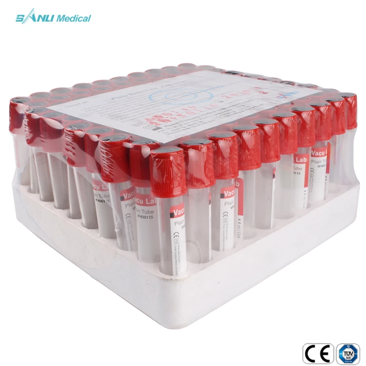 Biochemistry Test Red Top Tube Additive Blood Centrifugation Test - Buy ...