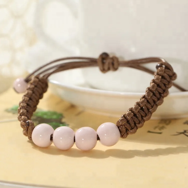 

Beads Mens Womens Bracelet Handmade Hand knit Bracelet