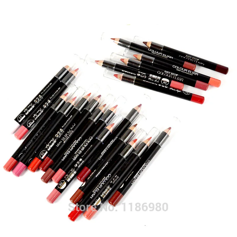 

Party Queen Wood Smooth Makeup Pencil Pen Lip Liner Cosmetic Lipliner