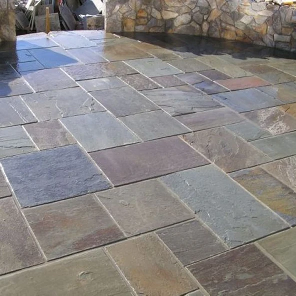 Factory Natural Rusty Slate Floor Tiles And Flooring Slate Wall