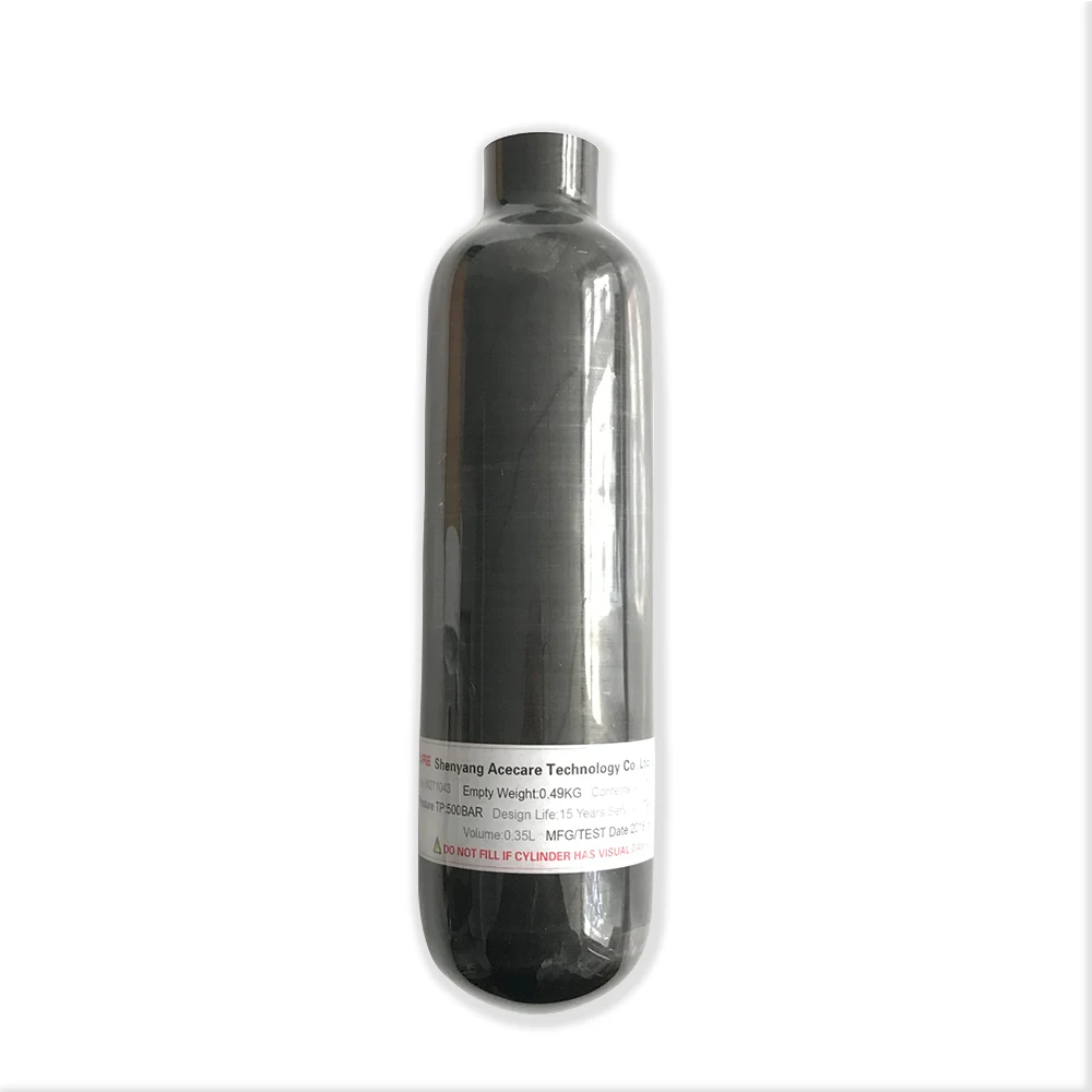

0.35L 4500psi carbon fiber compressed air gas cylinder made in china