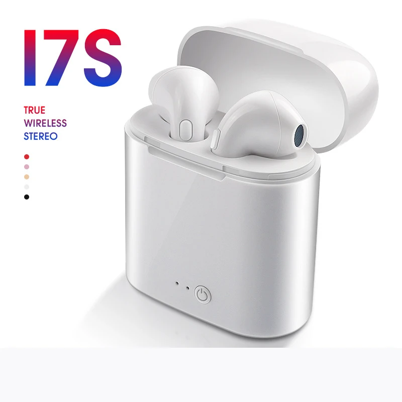 2018 best selling products hot i7s tws Bluetooth earphones i7 tws with charging box audifonos bluetooth