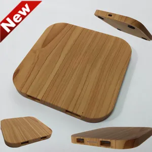 iq fast charge wood wireless charger