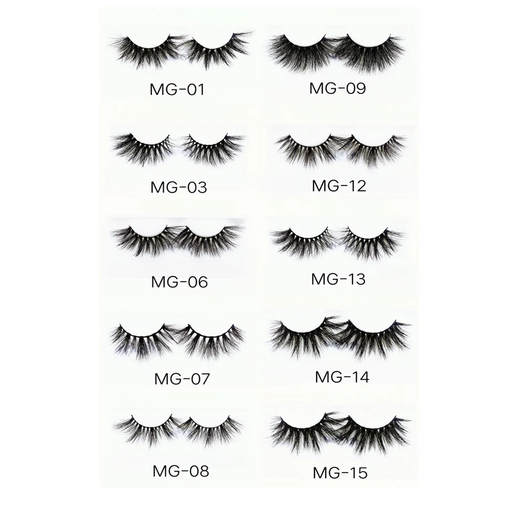 

Wholesale Own Brand Custom Private Label Faux Self Adhesive 25mm False 3d Mink Eyelashes, N/a