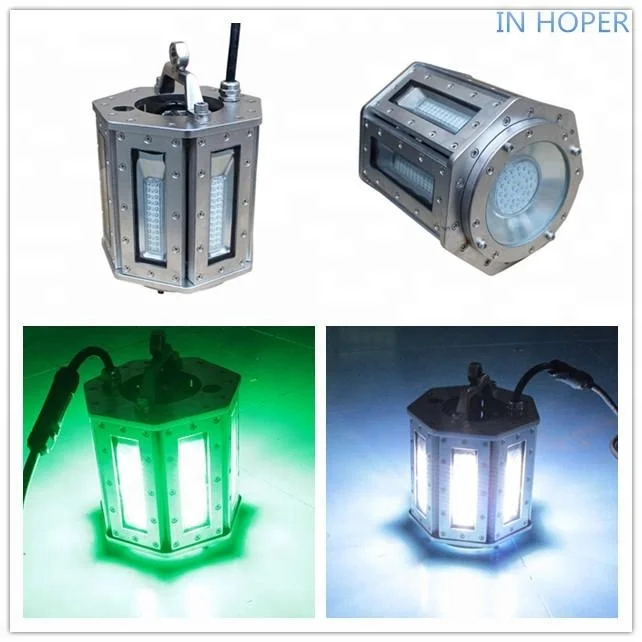 1000w Ip68 Led Boat Lights Blue Green Underwater Lights For Fishing