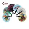 DIY paper hand fan folding fan birthday party supplies decorations mini plastic hand fan for children