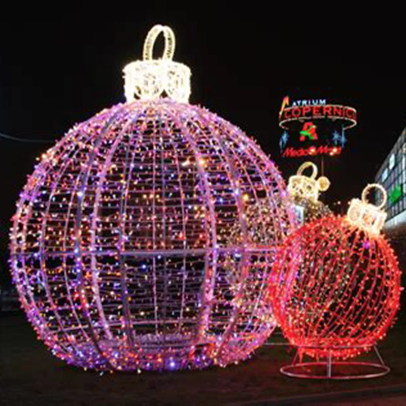 Giant LED Christmas Tree Bauble IP65 Waterproof Lights