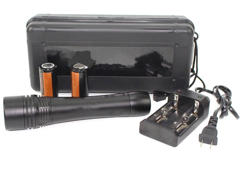 2000lm Warm Light 10w T6 Led Dive Fishing Torch For Underwater Hunting