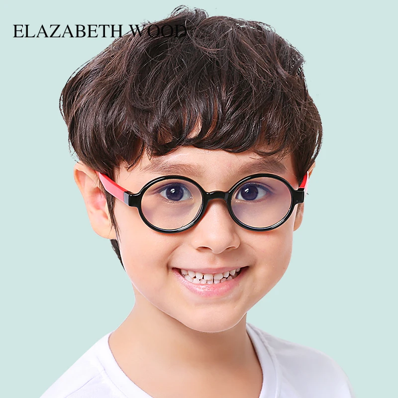 

Kids Oval Blue Computer Radiation Protection Glasses