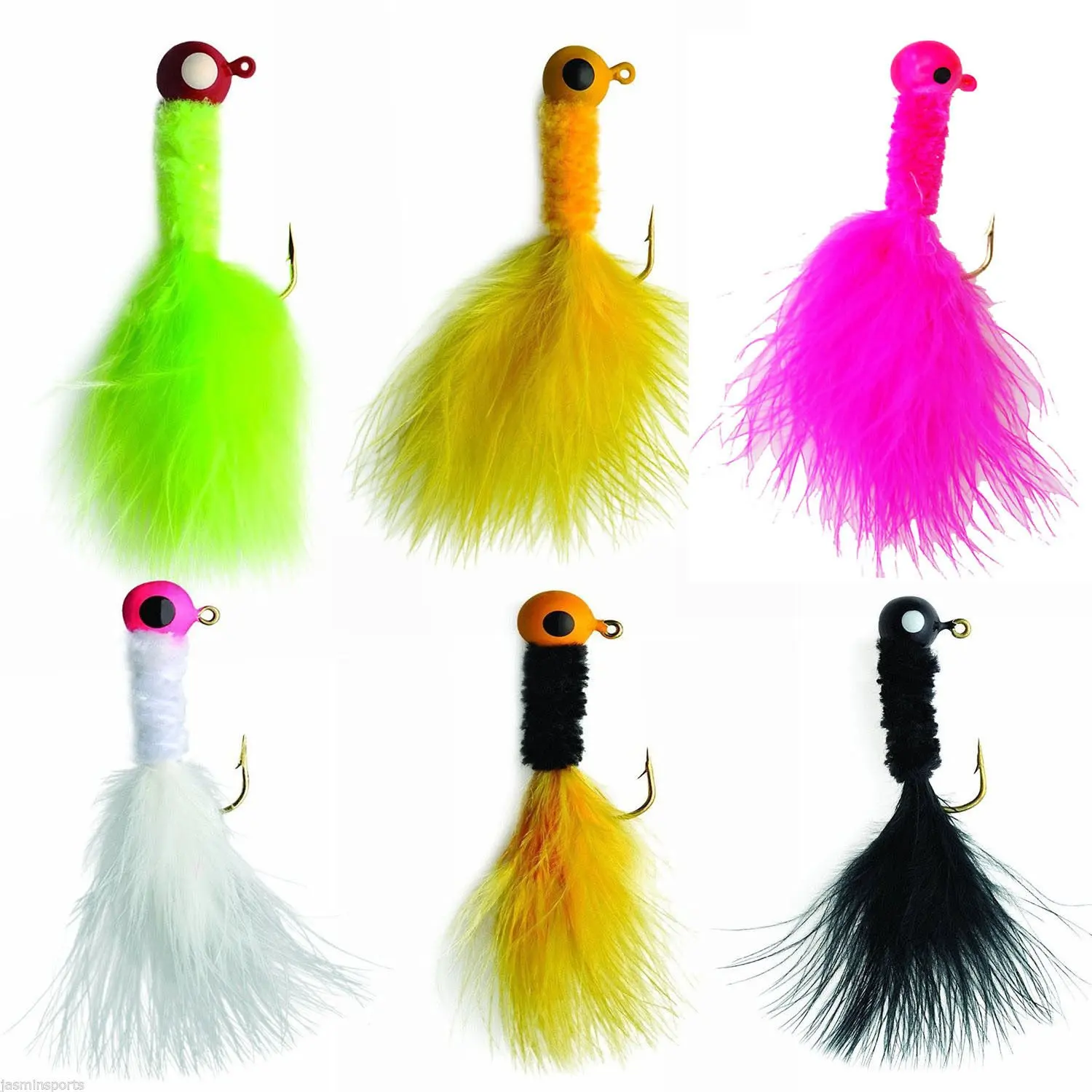20pcs/box Fishing Hard Lure Accessories Lead Head Hook Fly Fishing