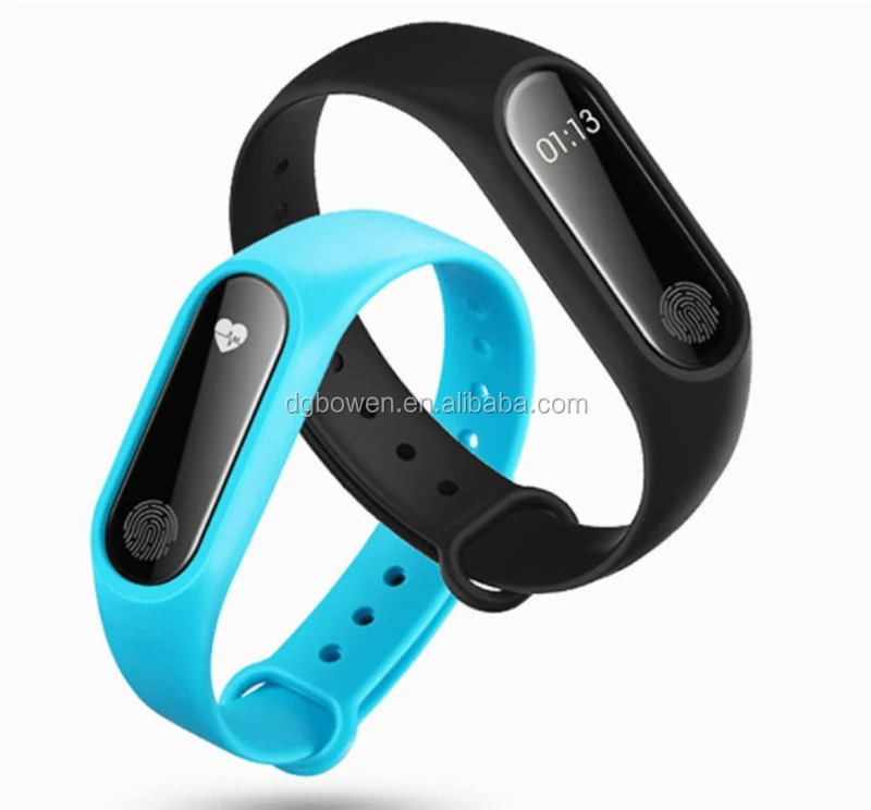 m2 waterproof heart monitoring fitness smart band
