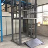 Vertical guide rail hydraulic cargo lift platform hydraulic lift machine