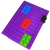 Creative funny block silicone notebook cover for kids