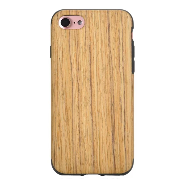

TPU wood pattern sticker phone case for iphone 7