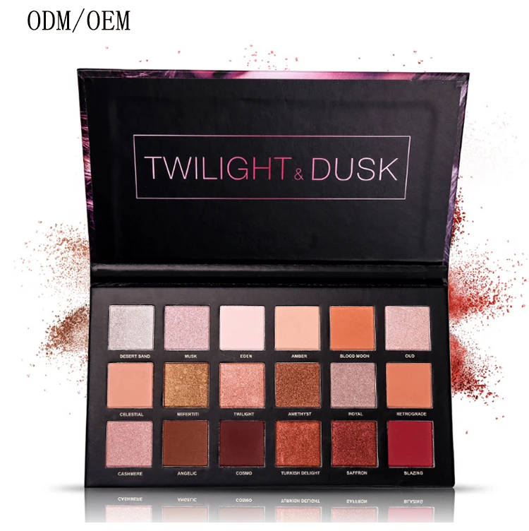 

Hot selling brand metallic personal 18 colors eyeshadow palette matte color
