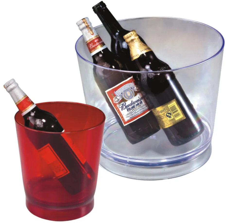 Plastic Ice Bucket For Beer Cooler,Wine Ice Bucket,Water Ice Bucket