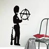 Famous Banksy wall stickers painting work home decal kids boys room public wall decoration painting lover decals