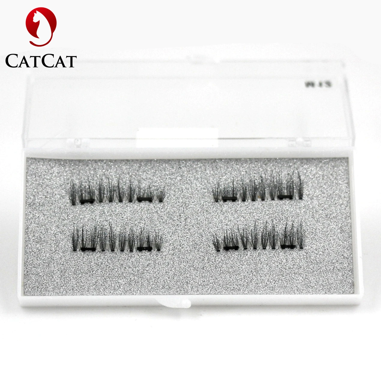 

2019 Newest Lashes Two Magnets 3D Magnetic Mink/Silk Eyelashes, Natural black