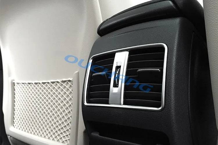 Garniture De Ventilation Climatisation Arrière En Fibre De Carbone Pour Mercedes A/B/GLA/CLA Classe (C117, W117, W176) - Style AMG