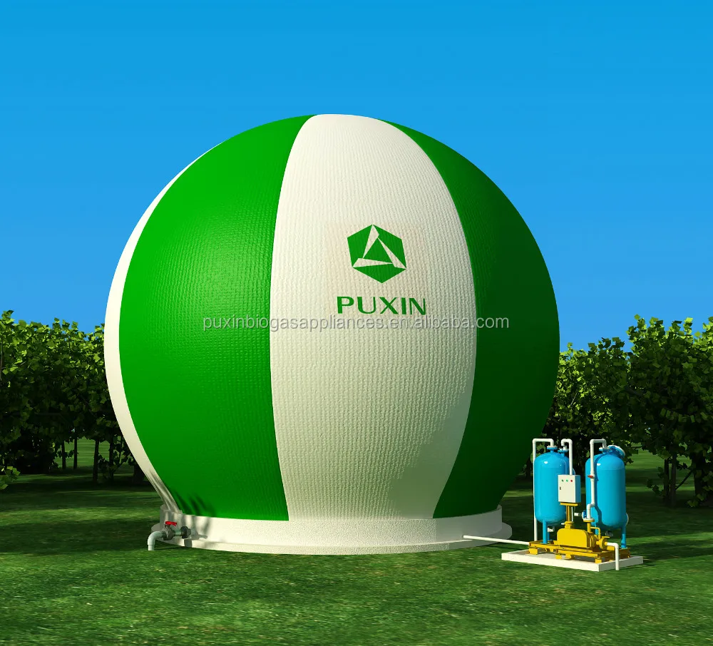 Китай Puxin отлично функция безопасности гидравлическое давление домашнего использования 4m3 биогаза Оптовая продажа, изготовление, производство
