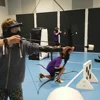 Round tip foam arrow bow and air game for archery battle