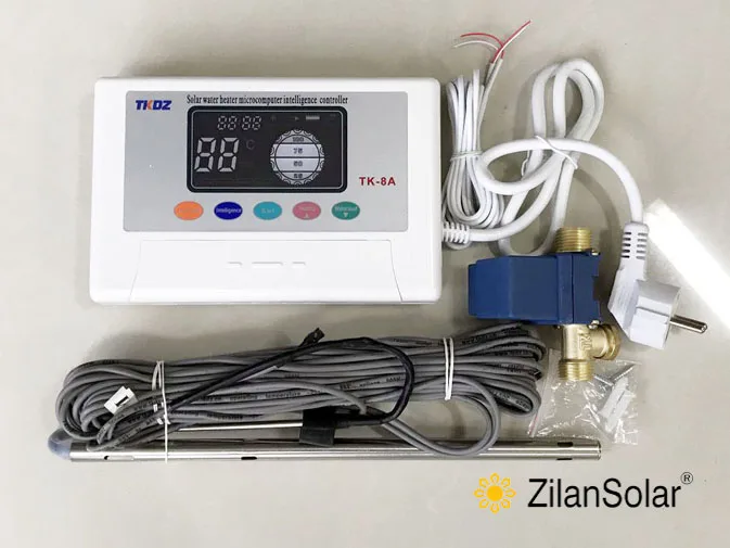 TK-8A solar water heater controller with non pressure solenoid valve
