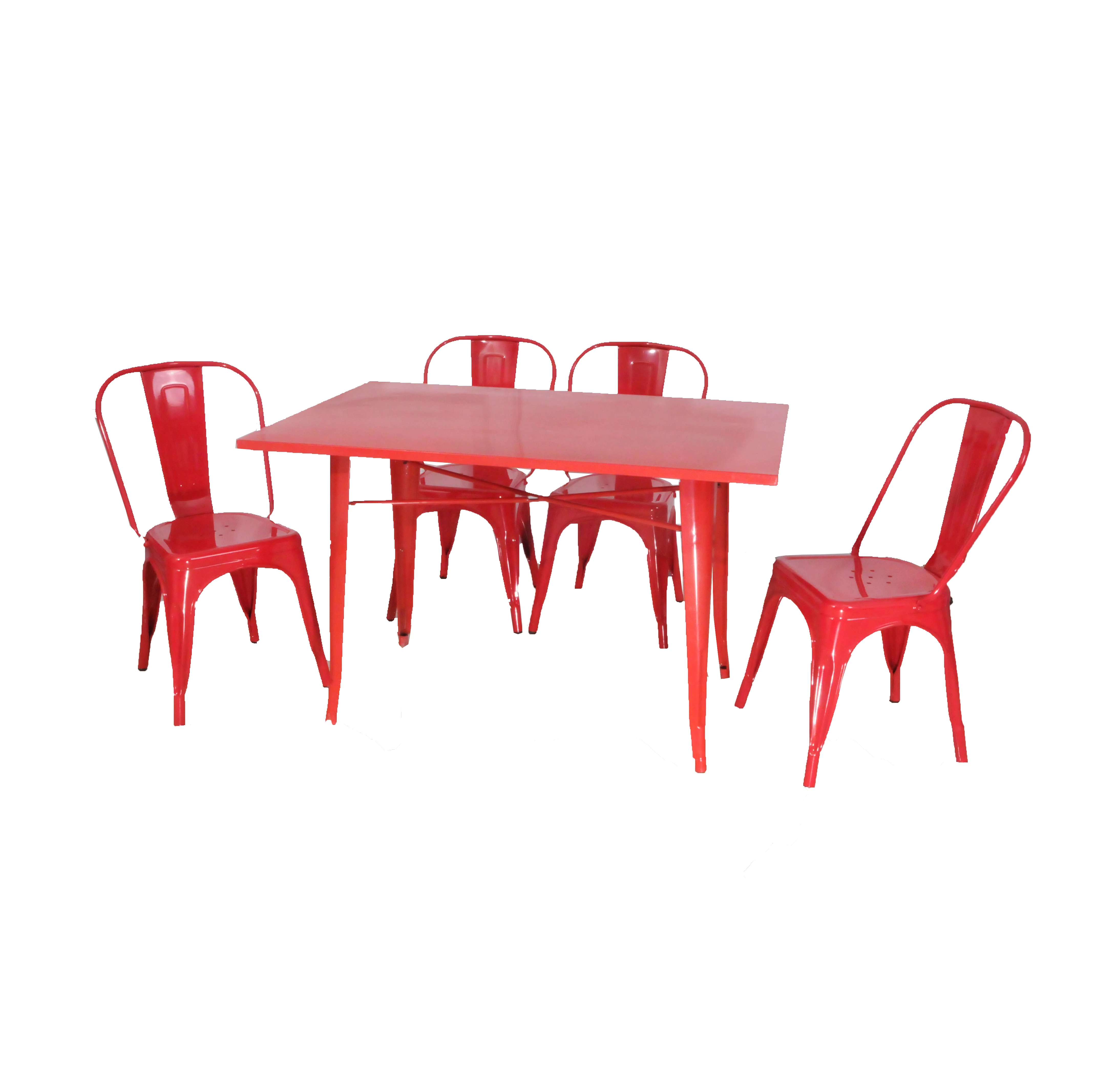 
new design outdoor furniture outdoor table metal table and chair for sale 
