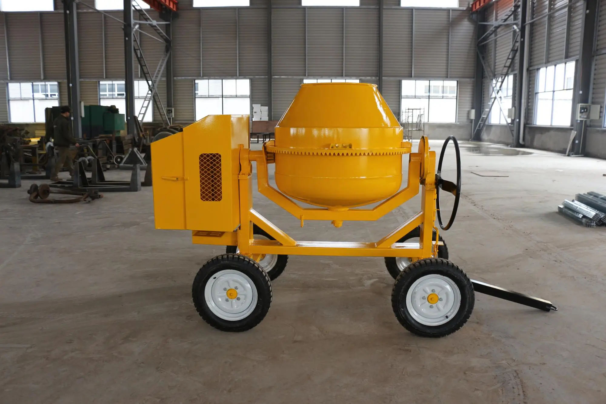 Cm4cp 260 Portable Small Electric Motor Power Vertical Concrete Mixer