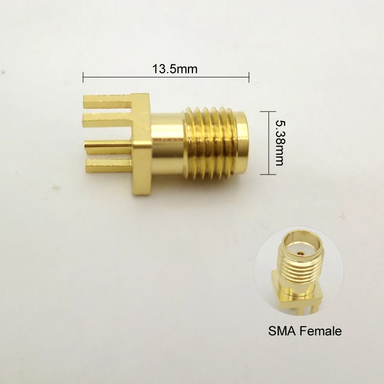 High Quality SMA Connector PCB Mount Female Outlet Jack Connector