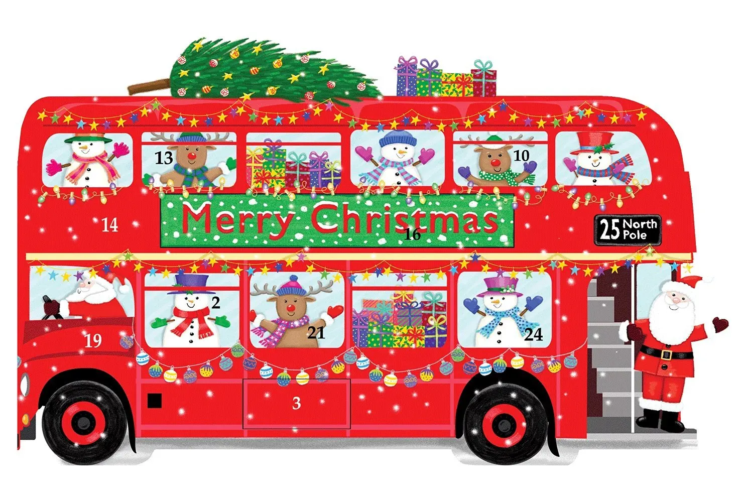 Автобусы дети новый. Новогодний автобус. Новогодняя упаковка автобус. Рождественский автобус. Новогодняя иллюстрация для детей автобус.