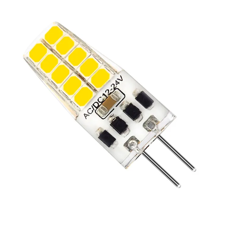 two line smd 2835 led 12v 24v dimmable g4 crystal night lamp