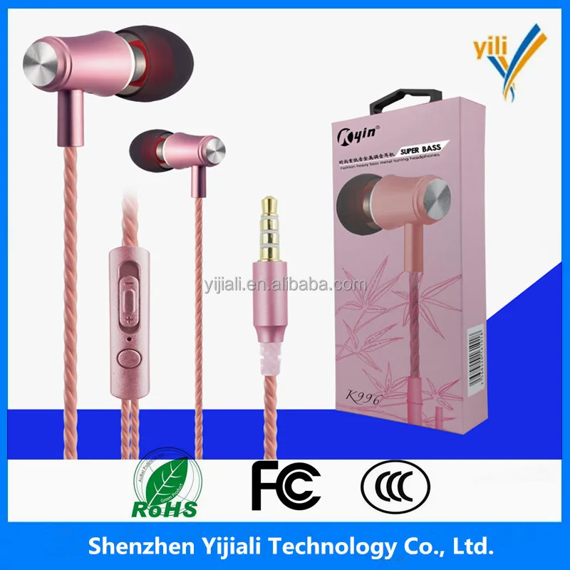 

Wholesale Stereo Bass 3.5mm HIFI Music Earphone For Mobile phone /mp3/ laptop