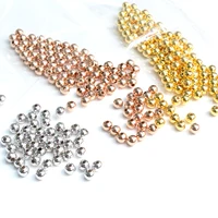 

Wholesale accessory different sizes and colors 925 sterling silver fixed bead for bracelet and necklace making
