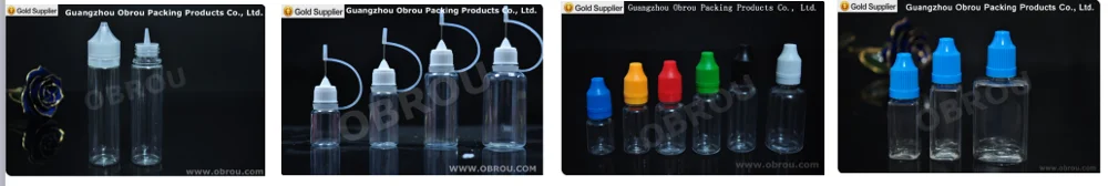 Obrou 10ml 30ml unique amber glass dropper bottle with plastic cap for oil