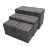 Indoor Fabric storage bench with baskets trunk Cube Ottoman