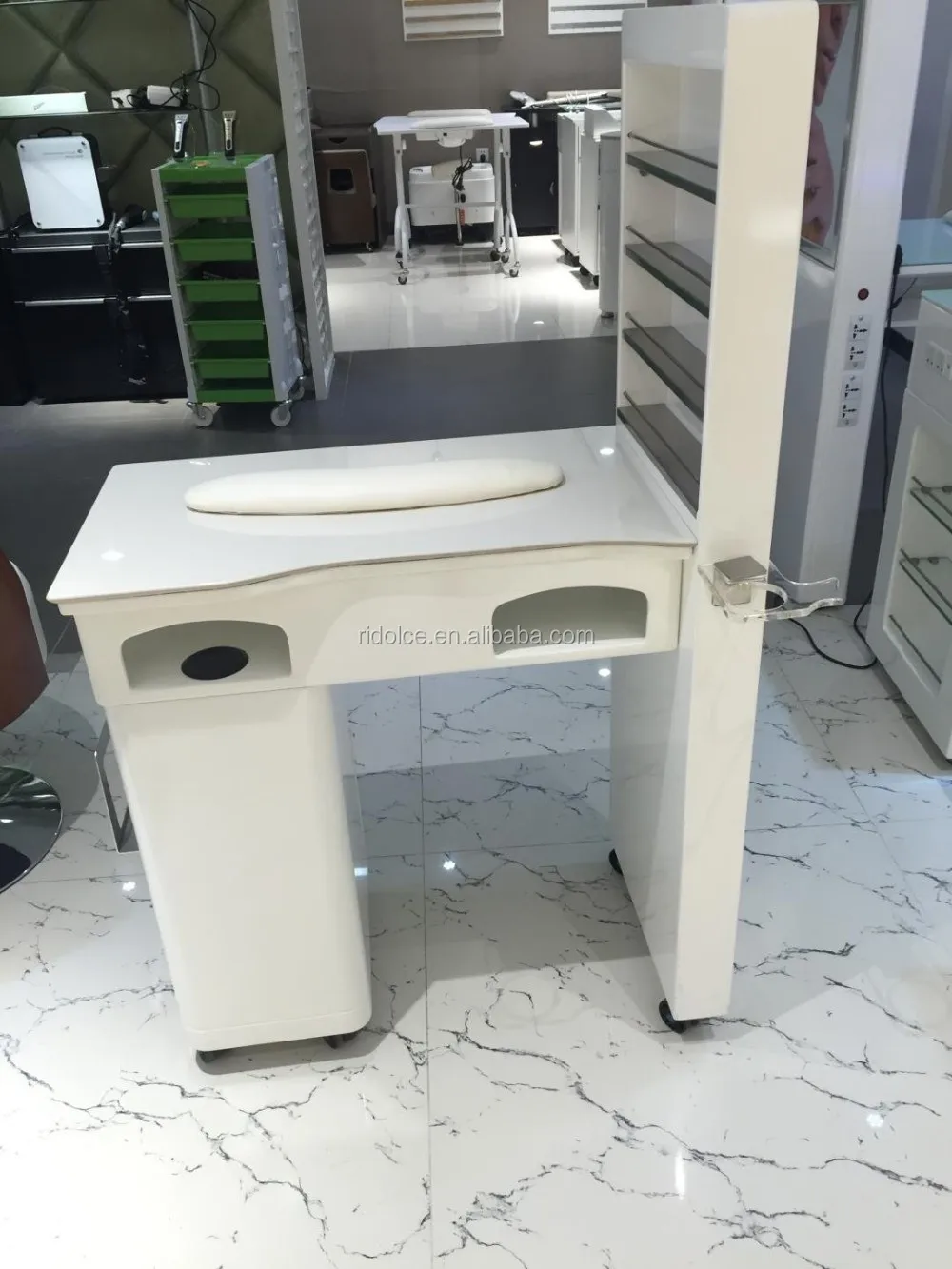 Nail Table Manicure Table Used Nail Salon Furniture Nail Technician Tables Tkn1ed69 Buy