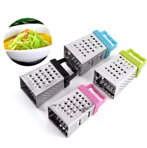 Image of 3 Inch Hot selling cheap price Kitchen Tools 4 Sides Stainless Steel Mini Grater for Cheese from Gold manufacturer